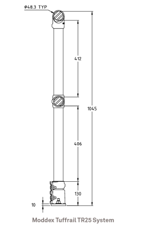 guardrail post and rail construction2